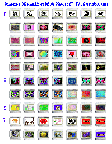 PLANCHE MAILLONS ITCH N°1