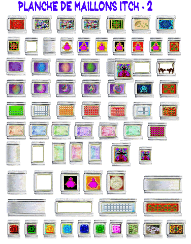 PLANCHE  MAILLONS ITCH N°2